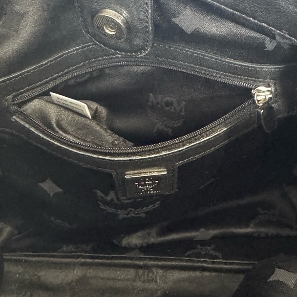 MCM Perforated calfskin leather bucket Tote Bag - Picture 6 of 12